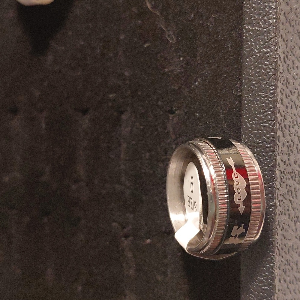 Stainless Steel Men Ring Size 09